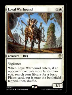 MTG - Loyal Warhound - Commander: Bloomburrow - Near Mint - Image 3