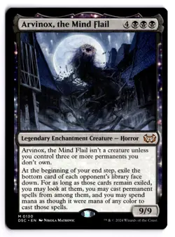 MTG - Arvinox, the Mind Flail #130 - Commander: Duskmourn: House of Horror - Image 3