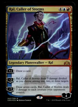 MTG - Ral, Caller of Storms - Guilds of Ravnica - Near Mint FOIL - Image 1