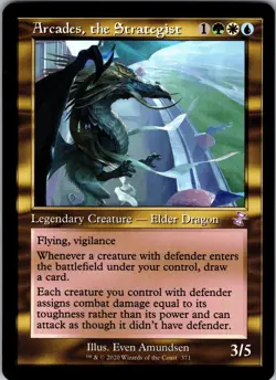 Arcades, the Strategist Time Spiral: Remastered  NM Magic: The Gathering  Normal - Image 1