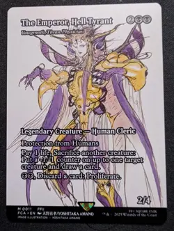 The Emperor, Hell Tyrant - Yawgmoth, Thran Physician (Borderless) Final... - Image 1