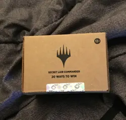 MTG Secret Lair Commander Deck: 20 Ways to Win, In Hand - Image 1