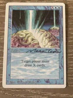 Braingeyser Revised Edition Signed Mark Tedin MTG -NM- Free Ship - Image 1