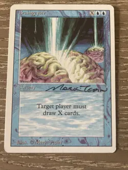 Braingeyser Revised Edition Signed Mark Tedin MTG -NM- Free Ship - Image 3