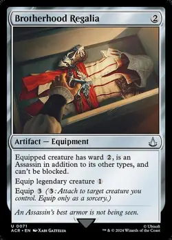 Brotherhood Regalia FOIL #71 | ACR Assassin's Creed | MTG | Same Day Shipping! - Image 2