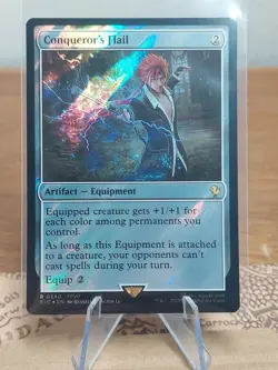 NM Surge Foil Conqueror's Flail, MTG, Final Fantasy Commander, Magic, 340 - Image 2