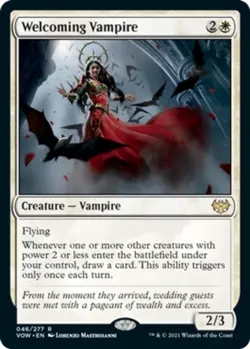 1 x Welcoming Vampire - Innistrad: Crimson Vow - NM-Mint - MTG - Image 1