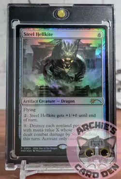 MTG Magic the Gathering Steel Hellkite Promo Foil 2024 Year of the Dragon NM - Image 4