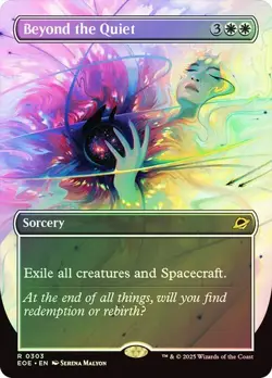 Beyond the Quiet - FOIL BORDERLESS - Edge of Eternities EOE - 0303 - MTG Magic - Image 1
