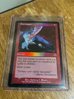 Torment  MTG FOIL  Overmaster   Magic Nm-Mt - Image 1