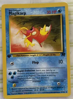 Magikarp 47/82 Pokemon TCG 1st Edition Team Rocket Card Lightly Played LP - Image 1