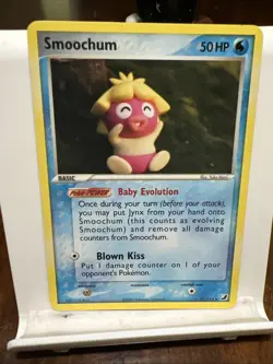 Pokemon TCG EX Unseen Forces Smoochum Card 31/115 2005 Regular - Image 1