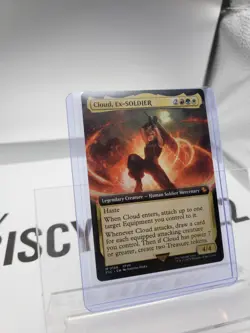 Cloud, Ex-SOLDIER (Extended Art) Final Fantasy VII FF7 MTG Magic the Gathering - Image 1