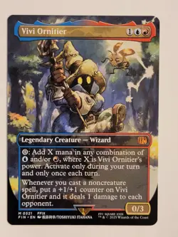 Vivi Ornitier (Borderless) Final Fantasy MTG Reg. NM. Never Played. M0321 - Image 1