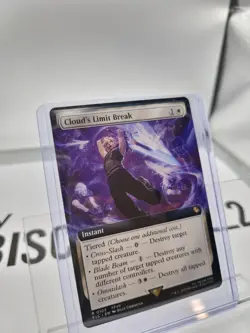 MTG Final Fantasy Cloud's Limit Break Borderless FF7 Magic The Gathering MINT - Image 1