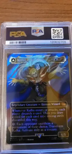 Mtg Kefka Court Mage, Borderless Surge Foil 0543. Graded 10 GEM MT. - Image 2