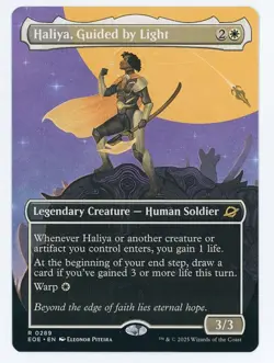 Haliya, Guided by Light (Borderless) #0289 MTG Edge of Eternities Magic - Image 1