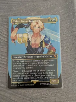 Tidus, Yuna's Guardian (Borderless) Commander: Final Fantasy Mtg Magic nonfoil - Image 1
