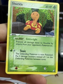 Shuckle 47/115 EX Unseen Forces 2005 Reverse Holo PokÃ©mon Card TCG - Image 5