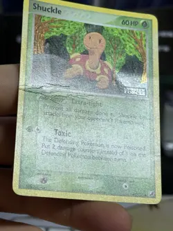 Shuckle 47/115 EX Unseen Forces 2005 Reverse Holo PokÃ©mon Card TCG - Image 6