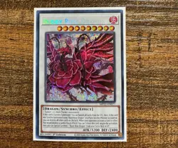 Yugioh Ruddy Rose Dragon MP22-EN077 Prismatic Secret Rare 1st Ed NM FAST SHIP - Image 2