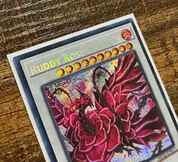 Yugioh Ruddy Rose Dragon MP22-EN077 Prismatic Secret Rare 1st Ed NM FAST SHIP - Image 3