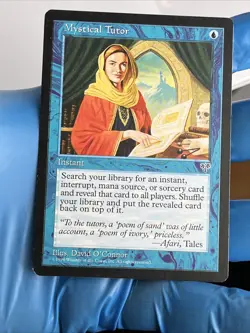 Mystical Tutor Mirage MTG Magic Expertly Packaged - Condition Shown In Many Pics - Image 22