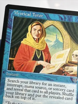 Mystical Tutor Mirage MTG Magic Expertly Packaged - Condition Shown In Many Pics - Image 7