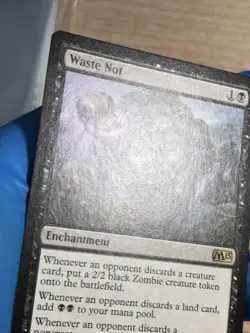 Waste Not - Magic 2015 -Â MTG - English - Condition Displayed In Many Pictures - Image 18