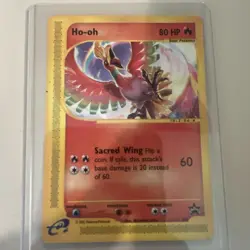 Ho-Oh # 52 WOTC Black Star PROMO "Pokemon Center NY" Stamped Card NEAR MINT - Image 1
