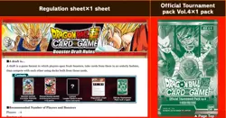 FACTORY SEALED BOOSTER BOX CLASH OF FATES DRAGON BALL TCG card game Bandai tb03 - Image 3