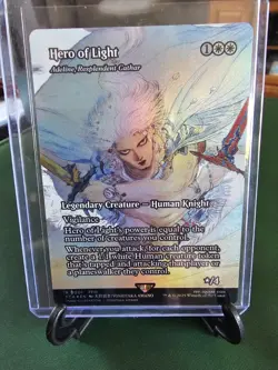 Hero of Light - Adeline Resplendent Cathar Showcase Final Fantasy Foil MTG Magic - Image 1