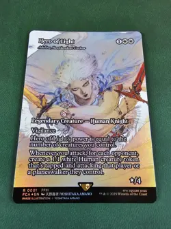 Hero of Light - Adeline Resplendent Cathar Showcase Final Fantasy Foil MTG Magic - Image 2