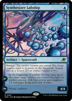 MTG Edge of Eternities - Synthesizer Labship NM - Image 1