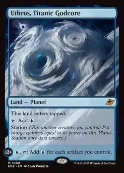 Uthros Titanic Godcore - MtG Edge of Eternities - NM - PRESALE - Image 1