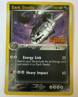 Ex Team Rocket Returns - Dark Steelix #10 /109 STAMPED REV Holo Rare Pokemon - Image 1