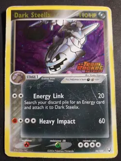 Ex Team Rocket Returns - Dark Steelix #10 /109 STAMPED REV Holo Rare Pokemon - Image 1