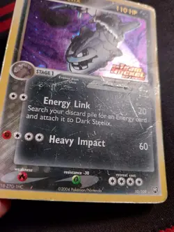 Ex Team Rocket Returns - Dark Steelix #10 /109 STAMPED REV Holo Rare Pokemon - Image 2