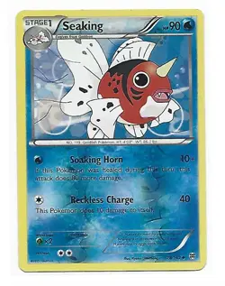 2015 Pokemon XY Breakthrough Reverse Foil  #28  SEAKING - Image 1
