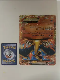 Pokemon TCG 2014 Black Star Promo Card Charizard EX Jumbo/Oversized XY17 - Image 1