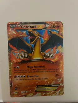 Pokemon TCG 2014 Black Star Promo Card Charizard EX Jumbo/Oversized XY17 - Image 4