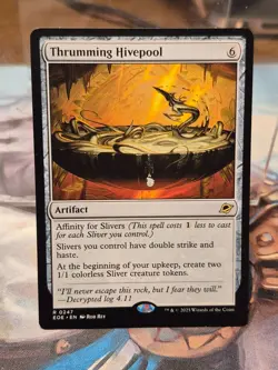 R 0247 Thrumming Hivepool Artifact Rare Edge of Eternities EOE MTG Card - Image 1