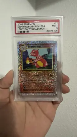 Charmeleon Legendary Collection 2002 Reverse Holo PokÃ©mon Card TCG PSA 9 - Image 1