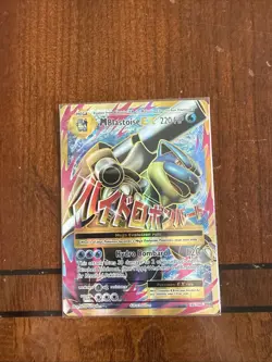 PokÃ©mon TCG M Blastoise EX Full Art Ultra Rare Card 102/108 Evolutions - Image 1