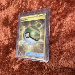 PokÃ©mon TCG Nest Ball Scarlet & Violet Base Set Gold Rare Trainer Card 255/198 - Image 2