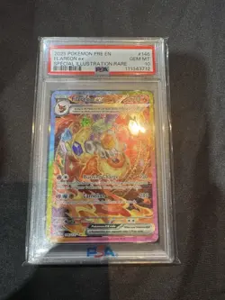 Flareon ex Pokemon Prismatic Evolutions Special Illustration Rare 146/131 PSA 10 - Image 1