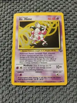 Near Mint! 1999 Jungle Mr. Mime Holo 6/64 Pokemon WOTC NM - Image 1