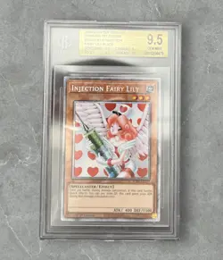 BGS 9.5 - Injection Fairy Lily (Platinum Secret Rare) RA03-EN117 Yugioh! TCG - Image 1