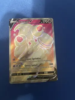 Alcremie V 064/072 Shining Fates NM Full Art Ultra Rare Pokemon Card - Image 1