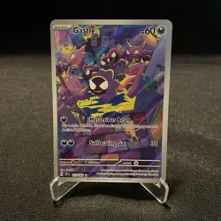 PokÃ©mon Temporal Forces Gastly Illustration Card 177/162 - Image 1